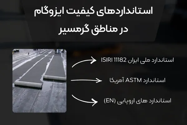 بهترین نوع ایزوگام برای مناطق گرمسیری